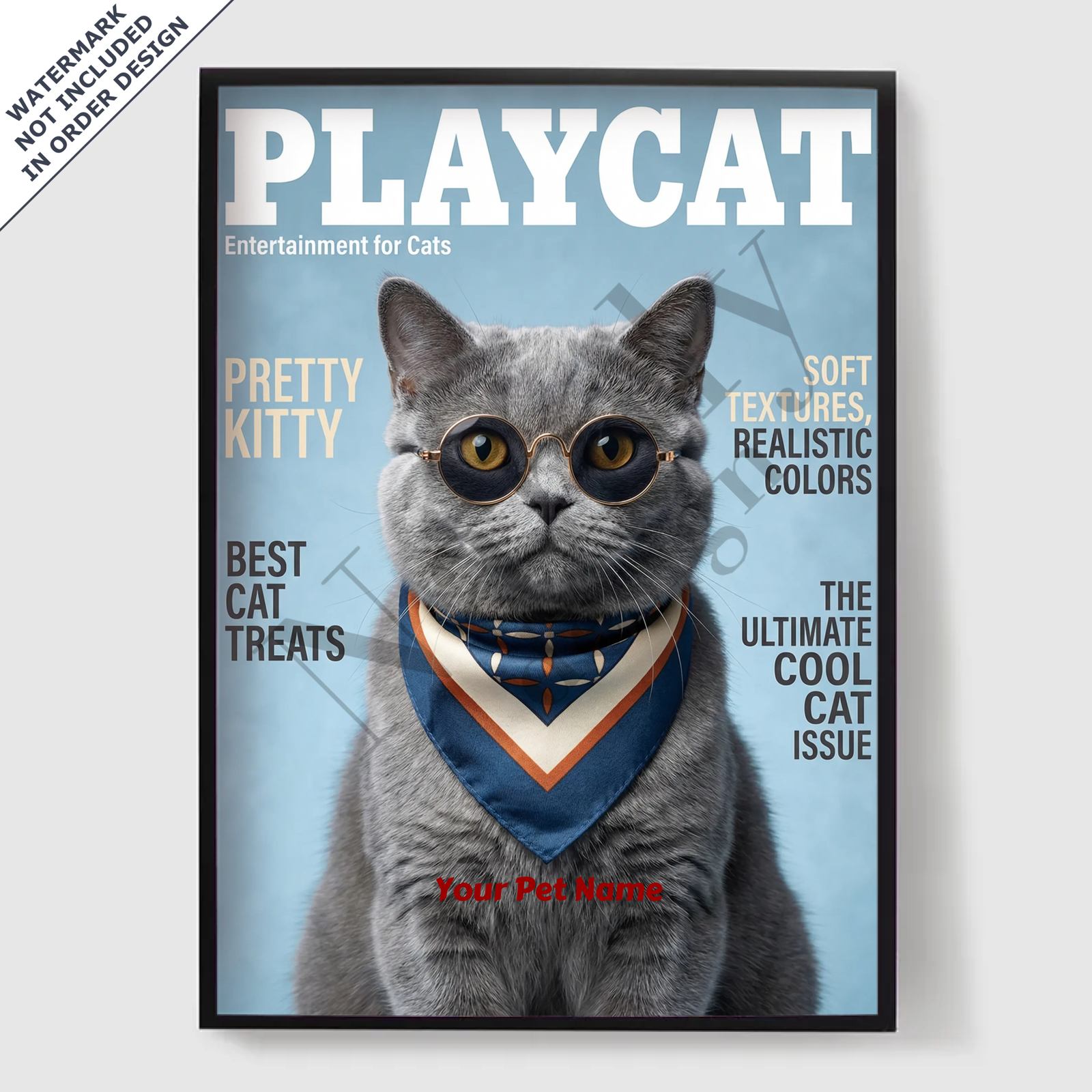 Personalisert Plakat - PlayCat Magasin - AI Plakat