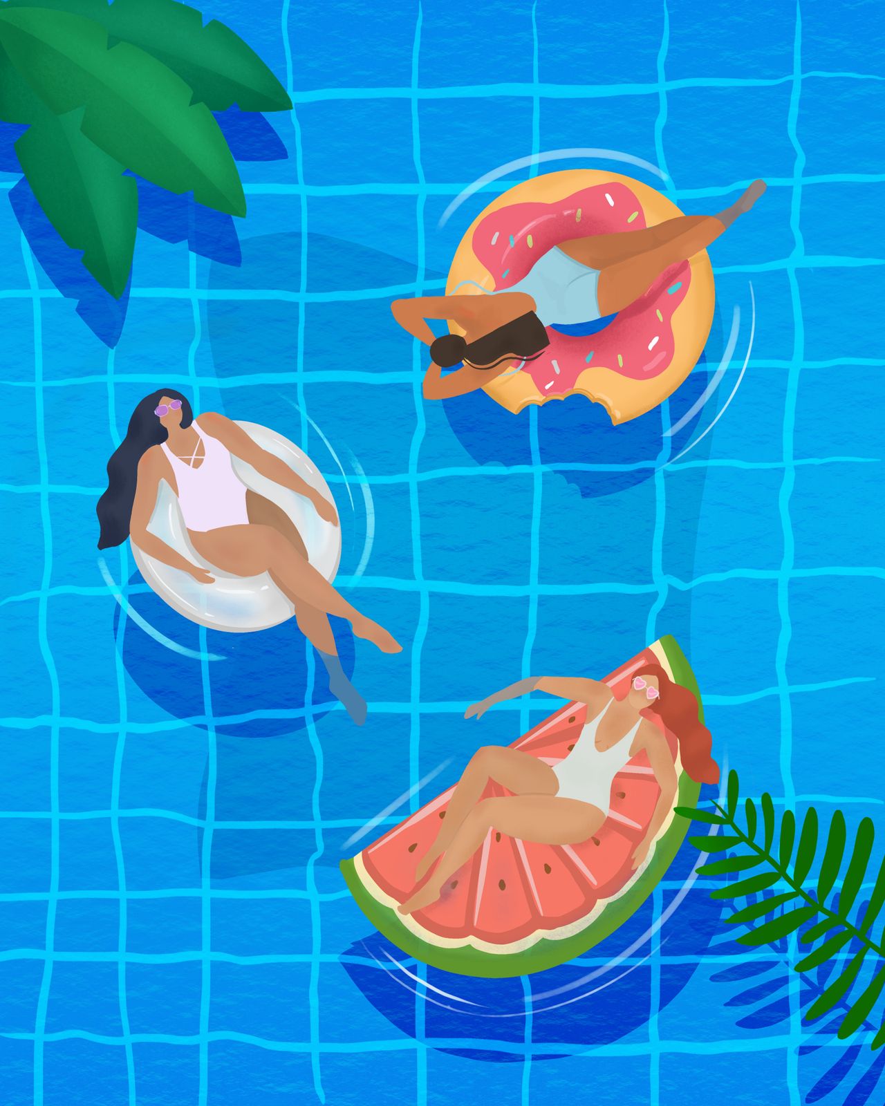 Plakat - Sommer Basseng Flåte