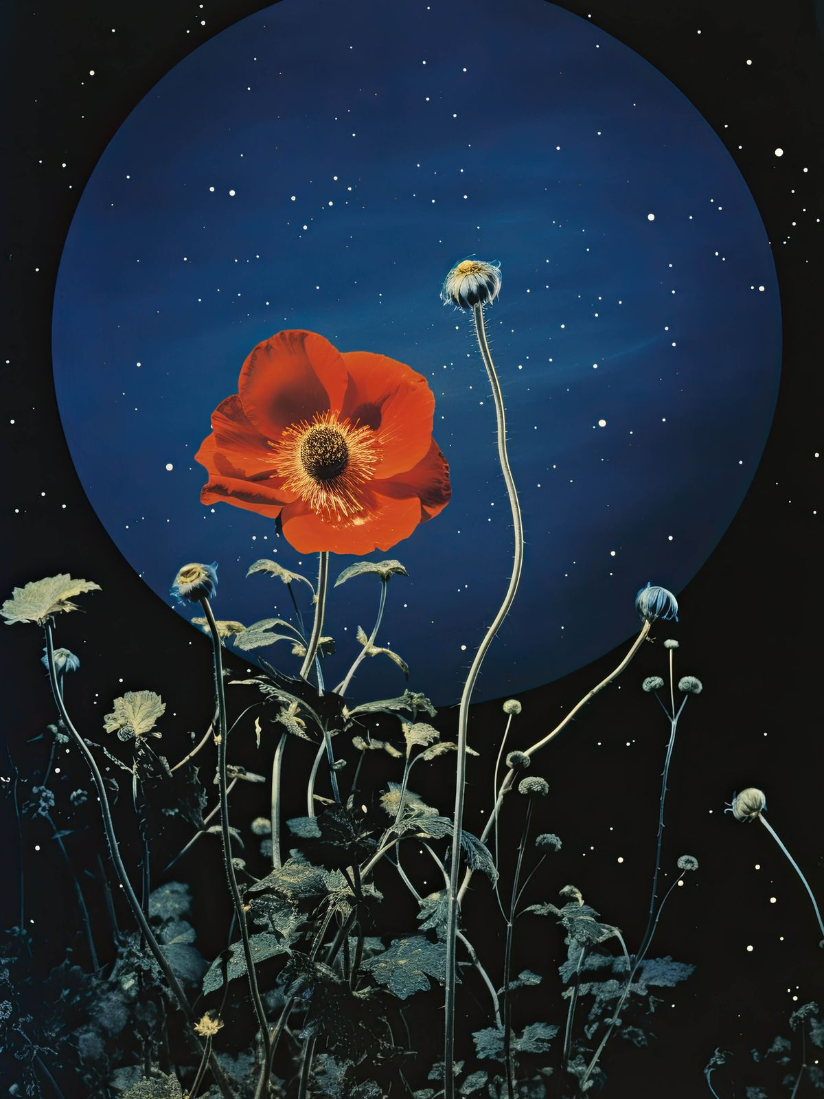 Plakat - Nattblomst Valmue
