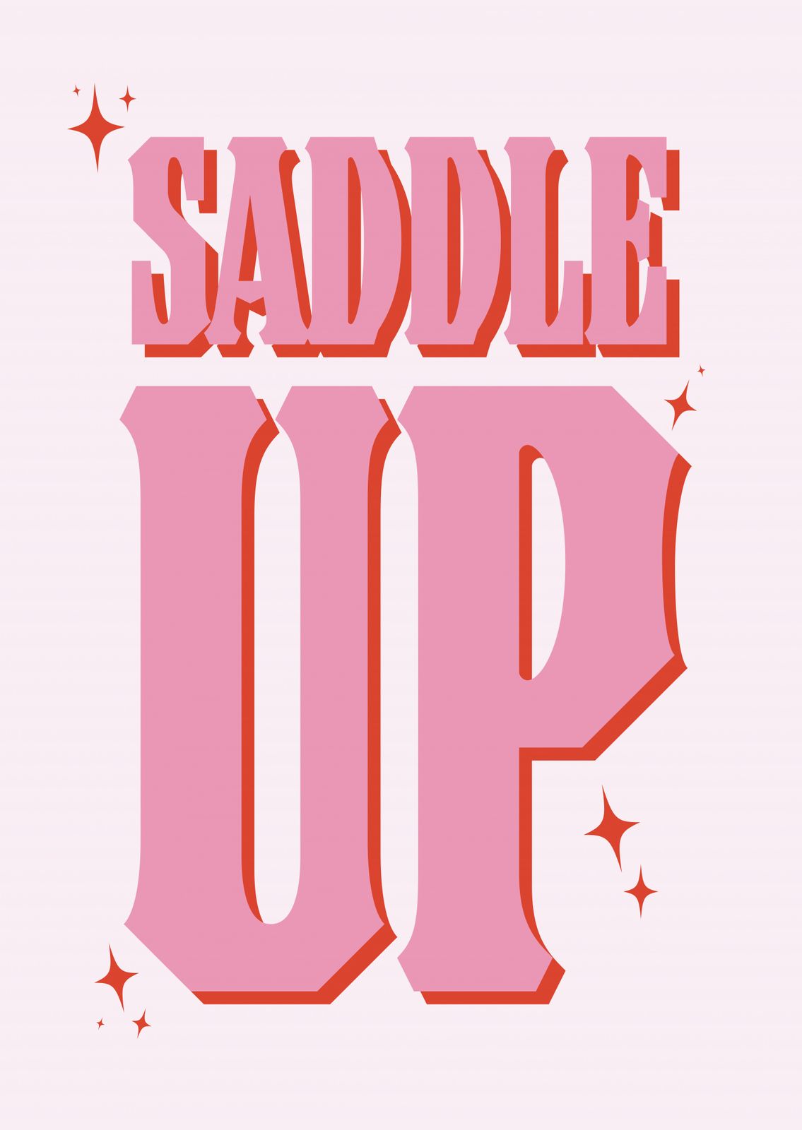 Plakat - Saddle Up