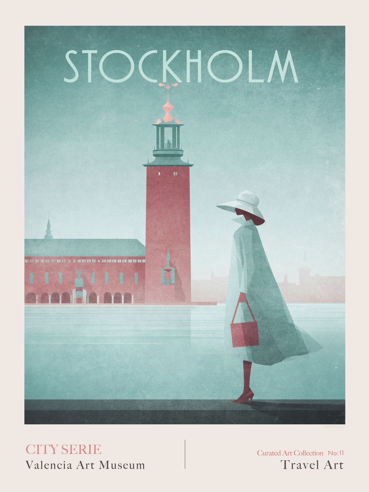 Plakat - Stockholm Reise Kunst