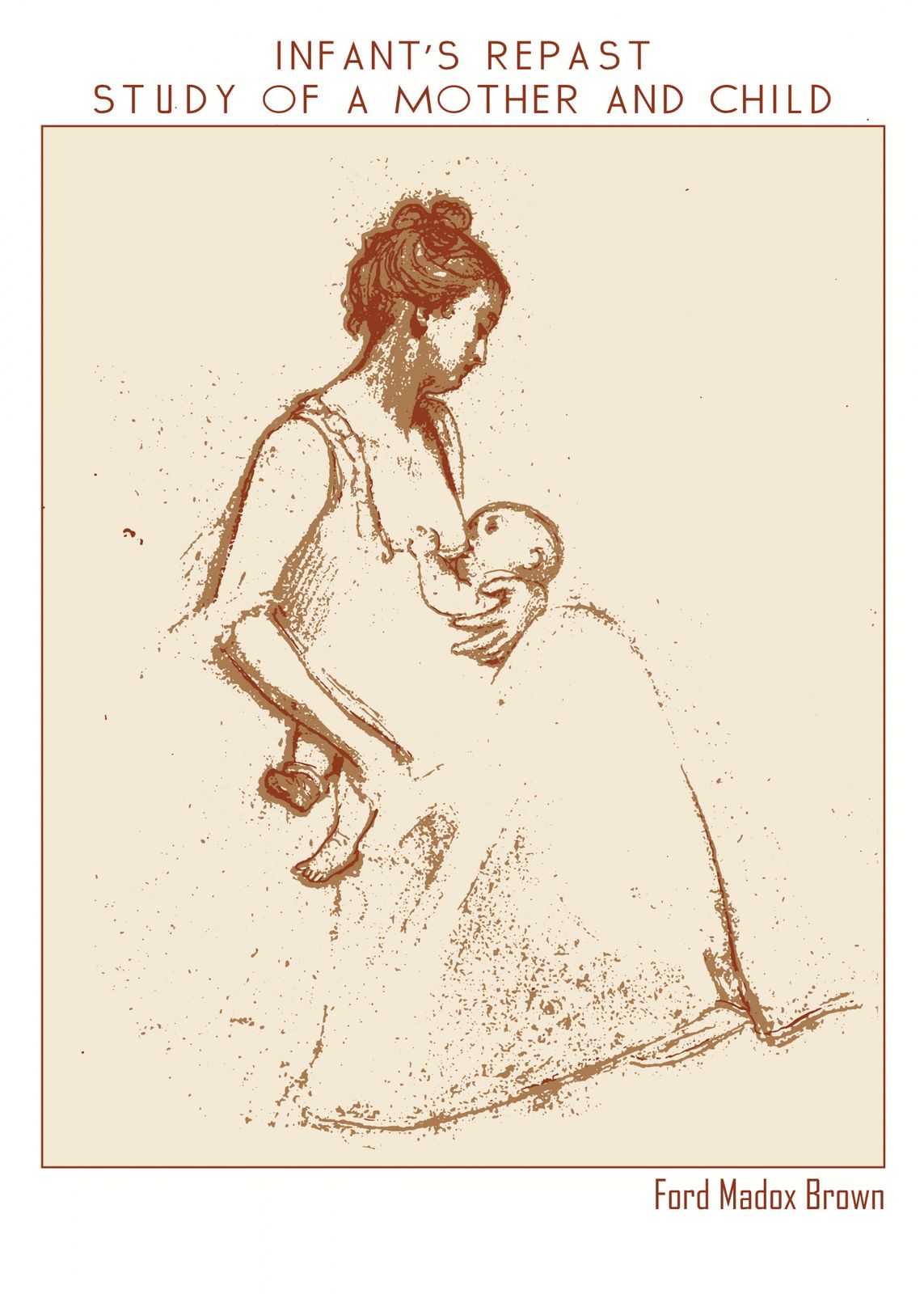 Plakat - Infant's Repast av Ford Madox Brown