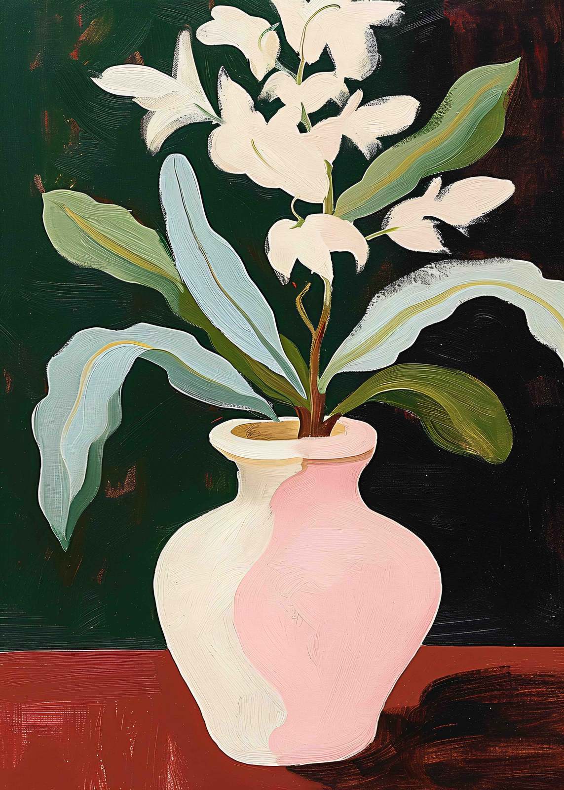 Plakat - Blomster Vase