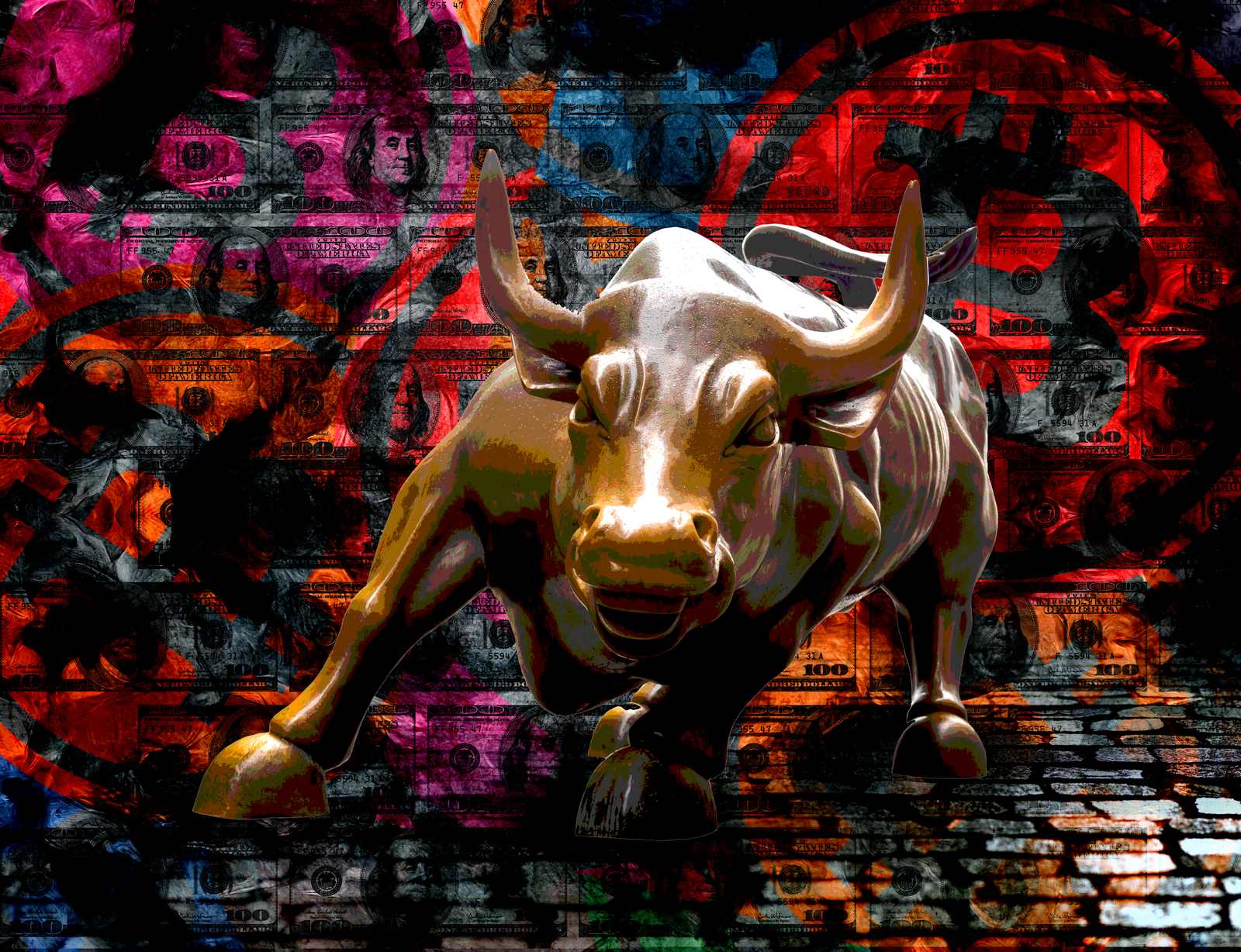 Plakat - Charging Bull