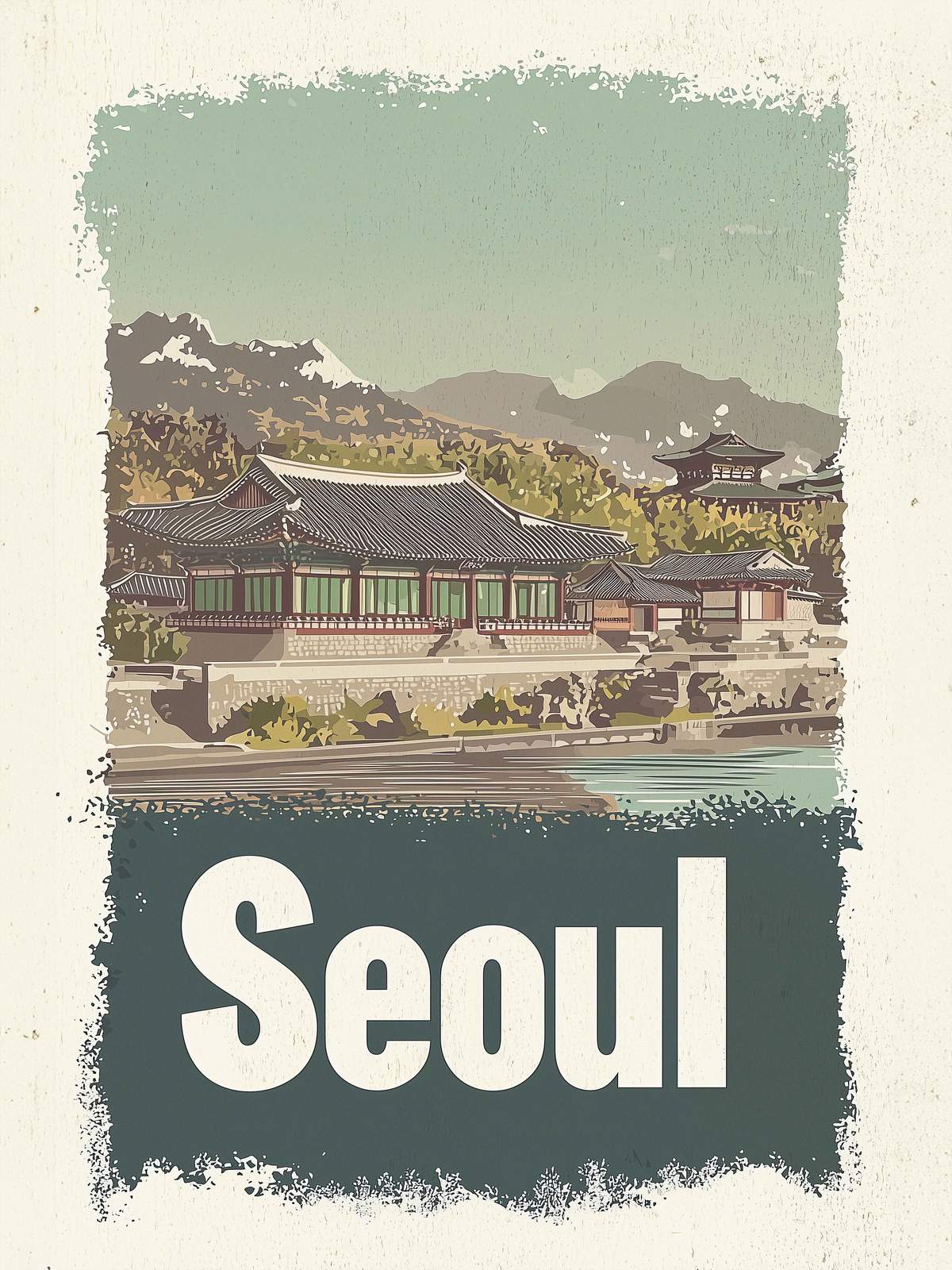 Plakat - Seoul by