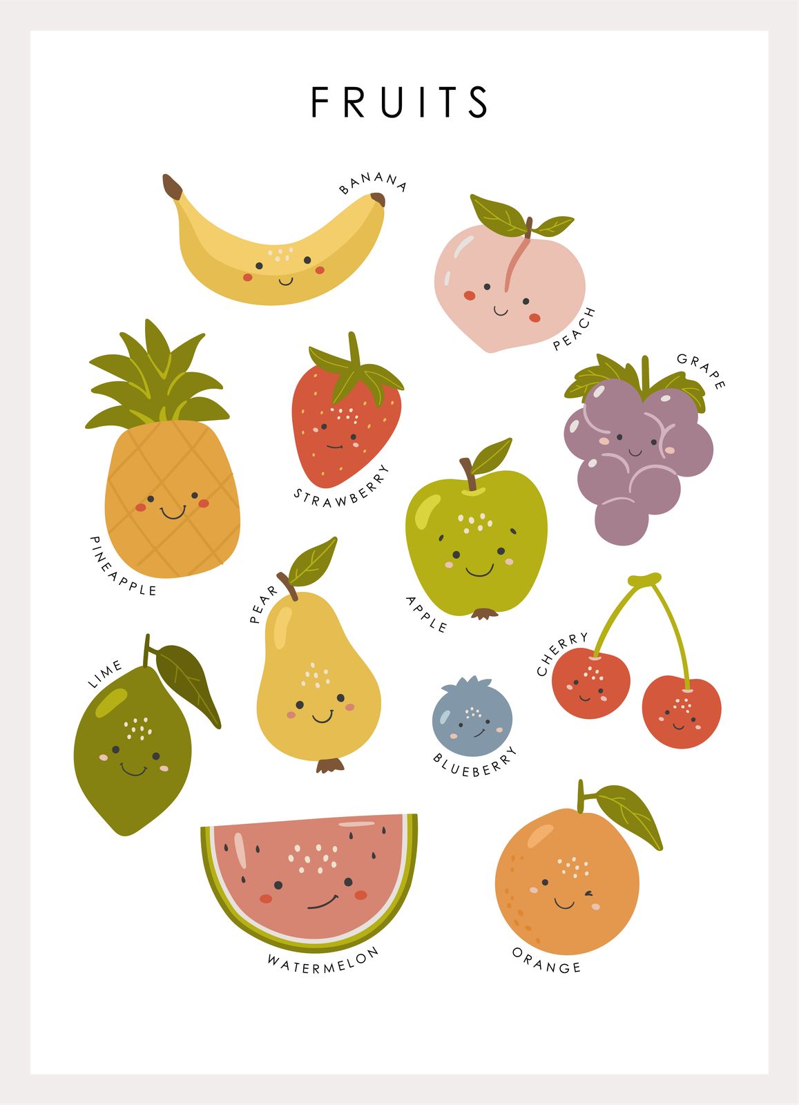 Plakat - Fruktsamling