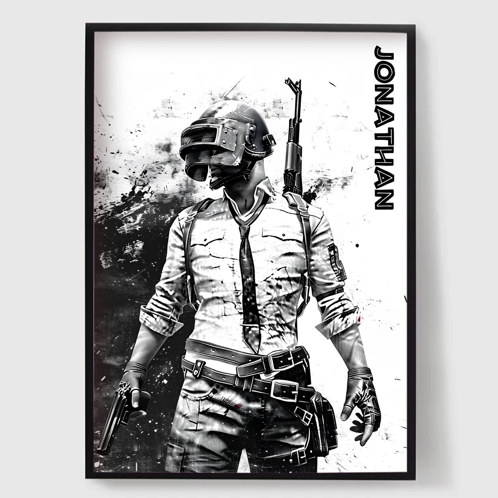 Personalisert Plakat - Videospill Inspirert med Navn