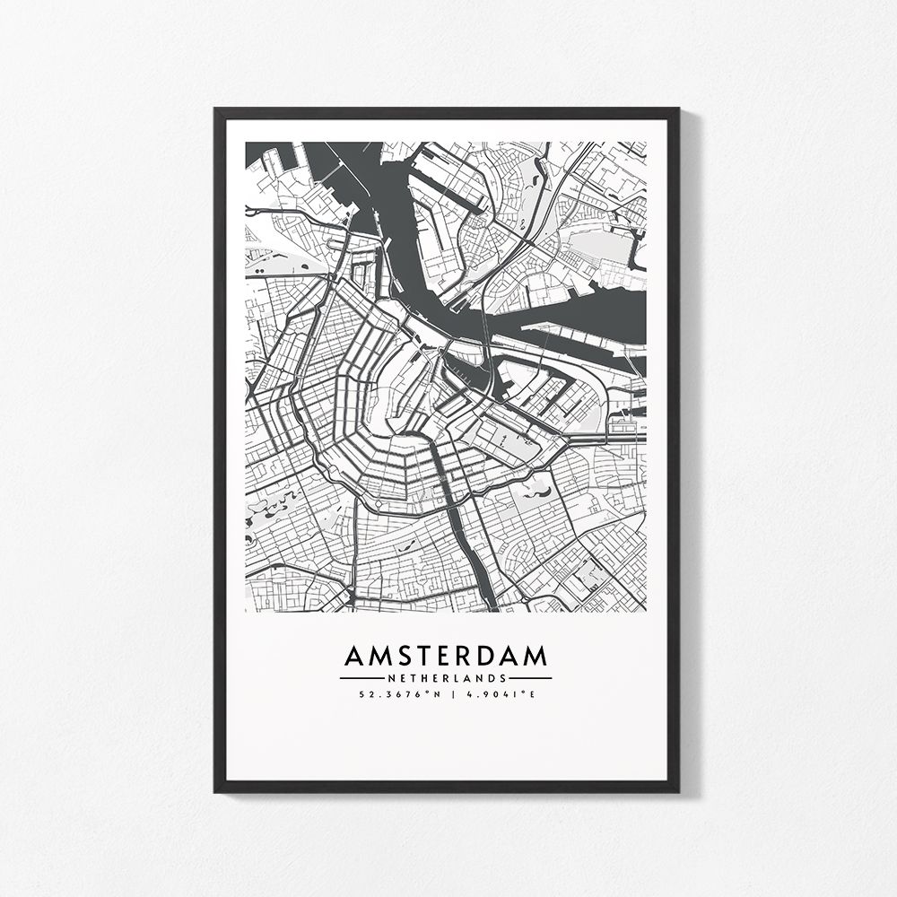 Plakat - Amsterdam Kart
