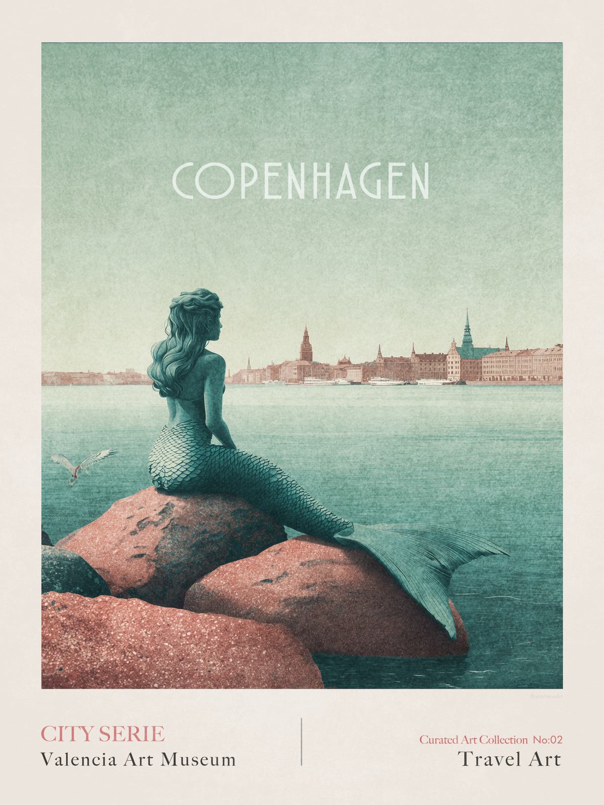Plakat - København Reise Kunst