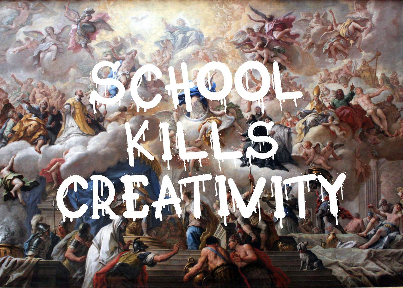 Plakat - Skole Dreper Kreativitet