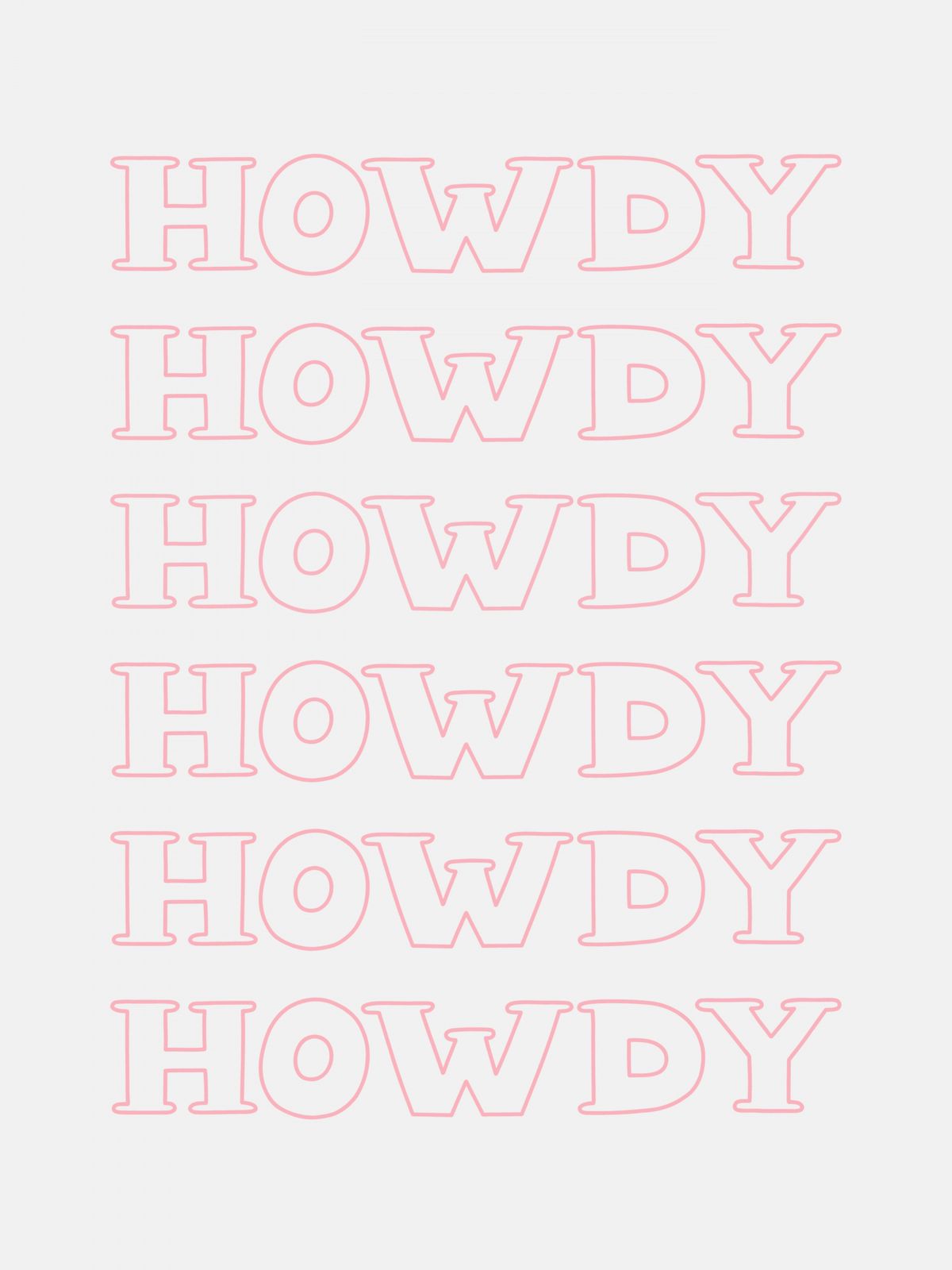 Plakat - Howdy Design