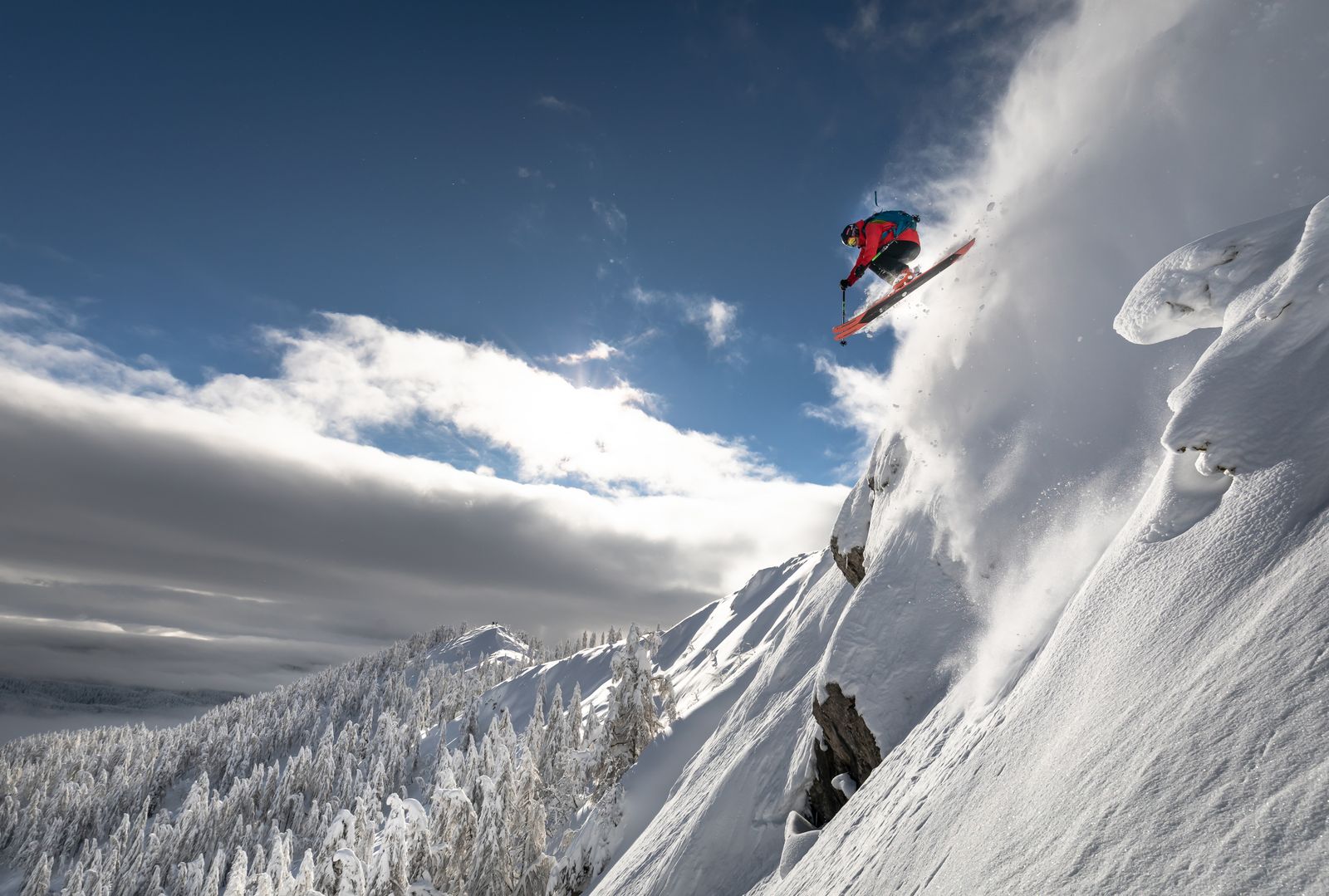 Plakat - Snødekt Fjell Ski Adventure
