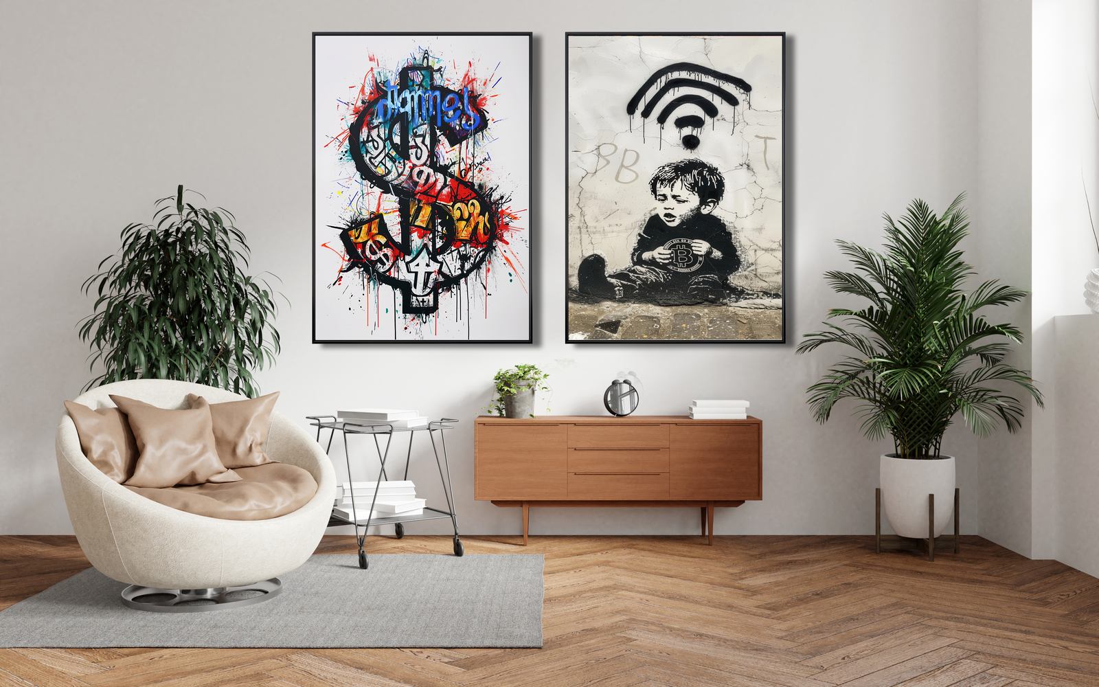 Plakat - Gatekunst Duo / Sett av 2