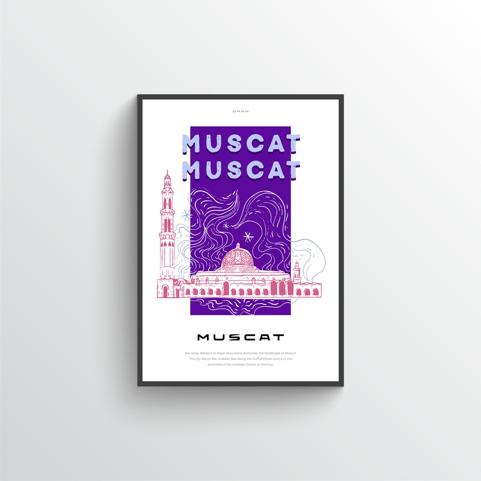 Muscat By Reiseplakat