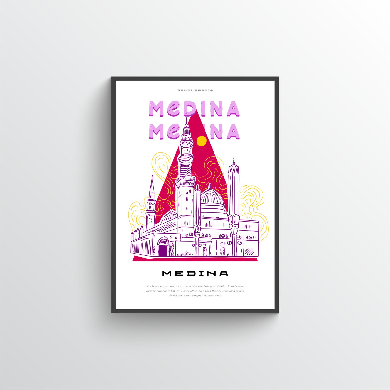 Medina Illustrasjon Plakat