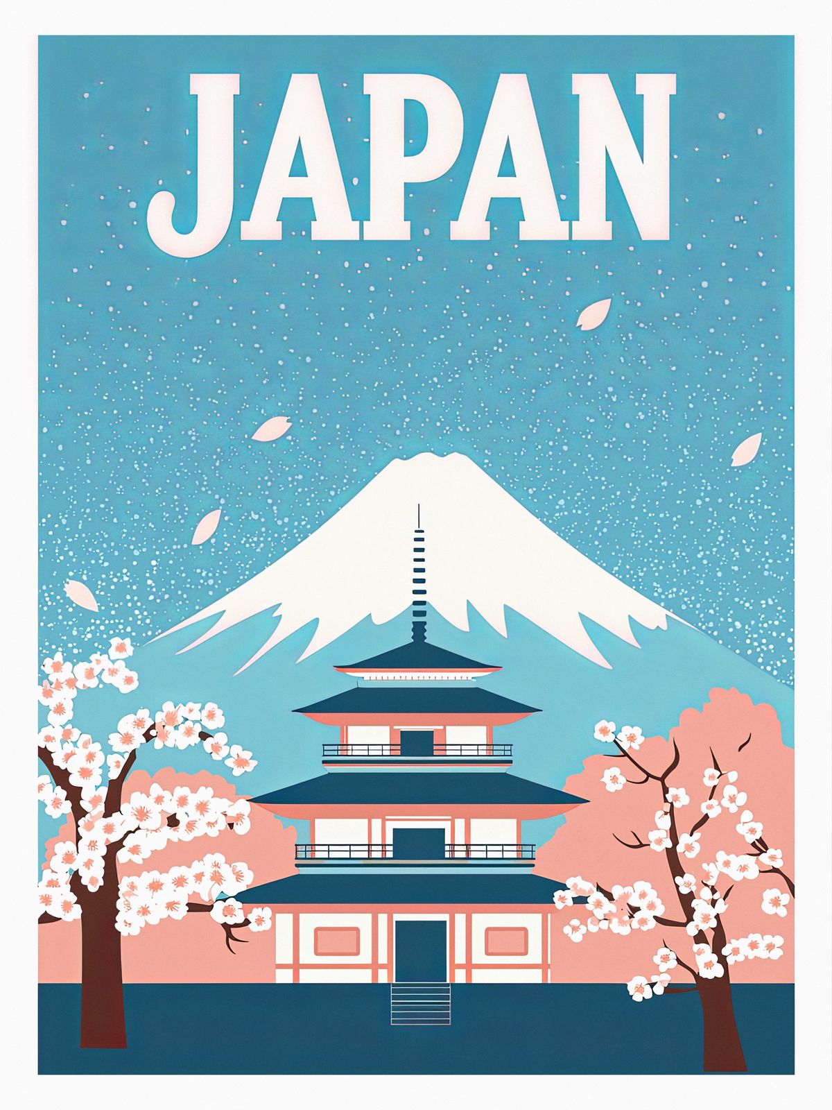 Plakat - Japan Reisescene