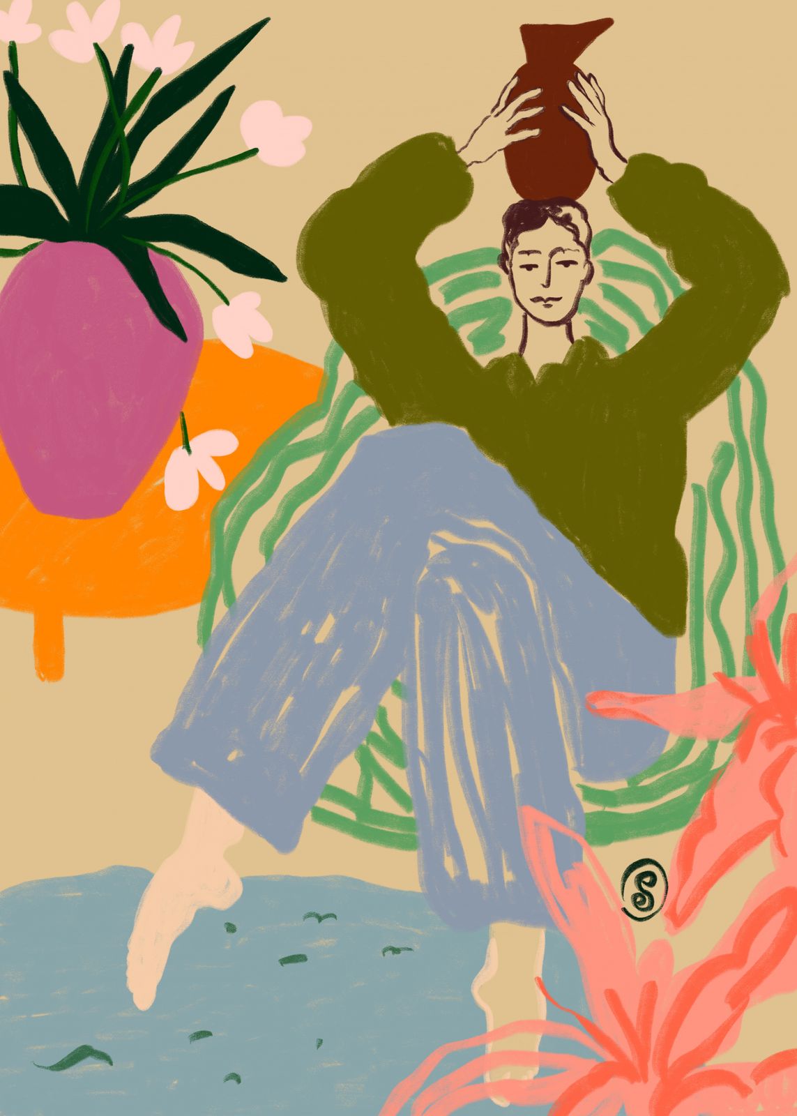 Plakat - Avslappet Figurdesign
