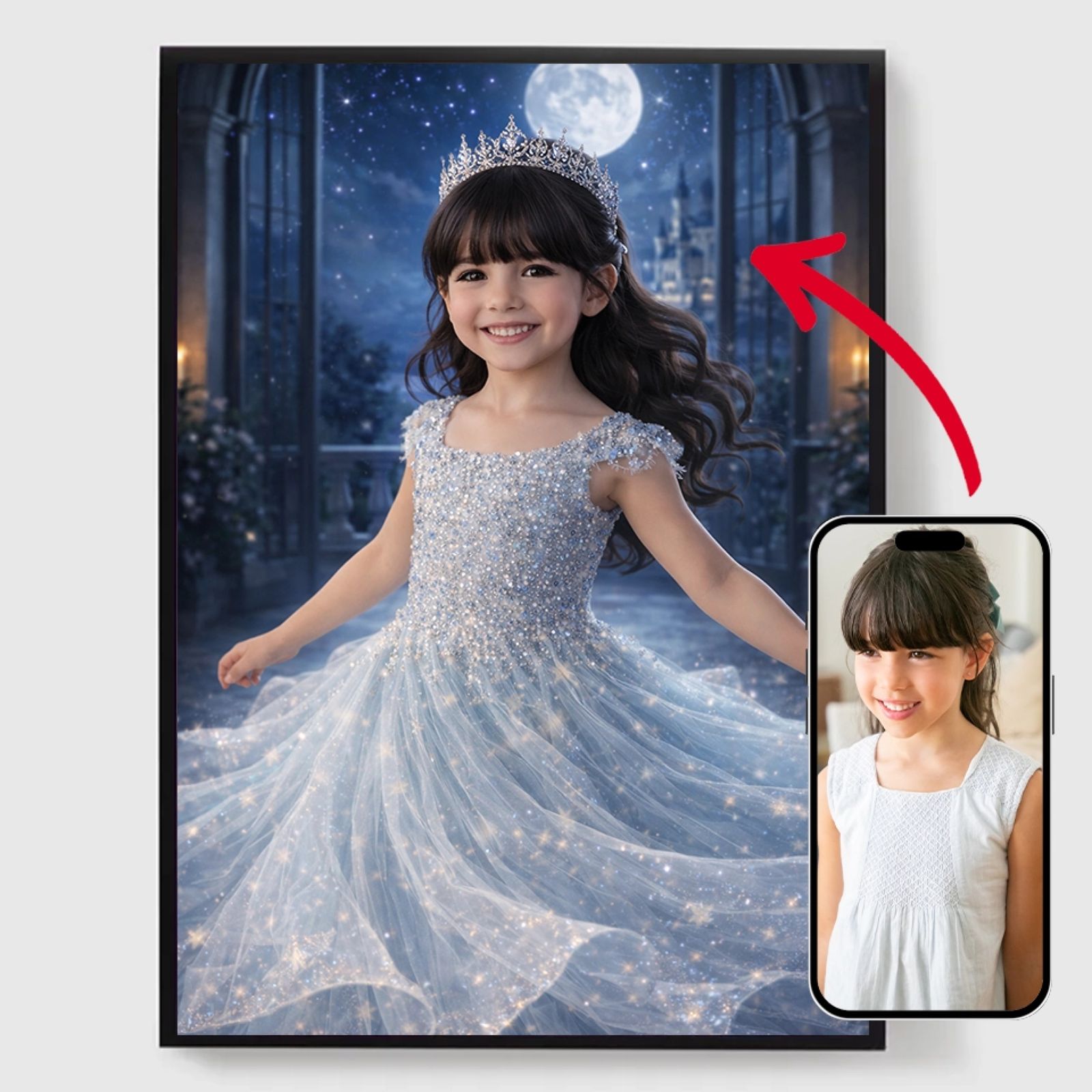 Personalisert Plakat - Ballroomsprinsesse - AI Plakat