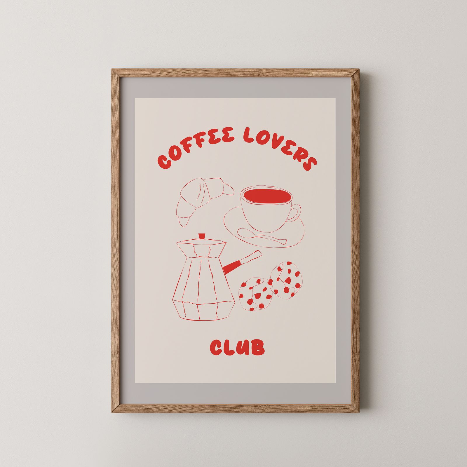 Plakat - Coffee Lovers Club