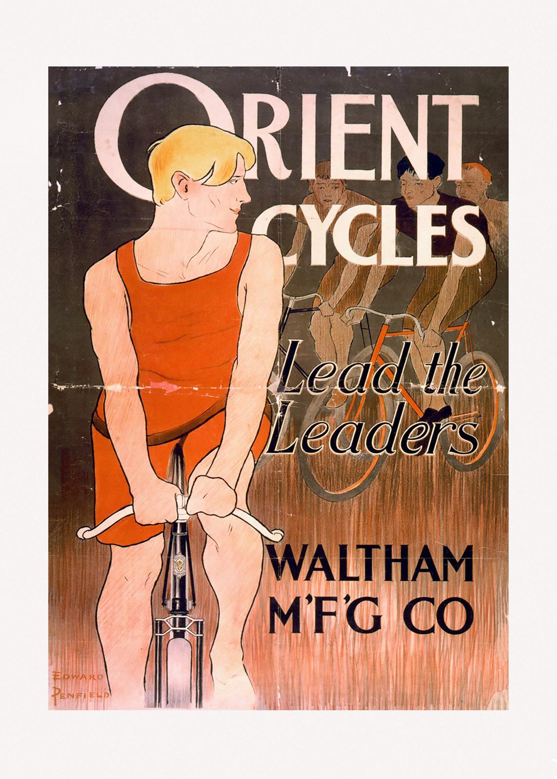 Plakat - Orient Cycles av Edward Penfield