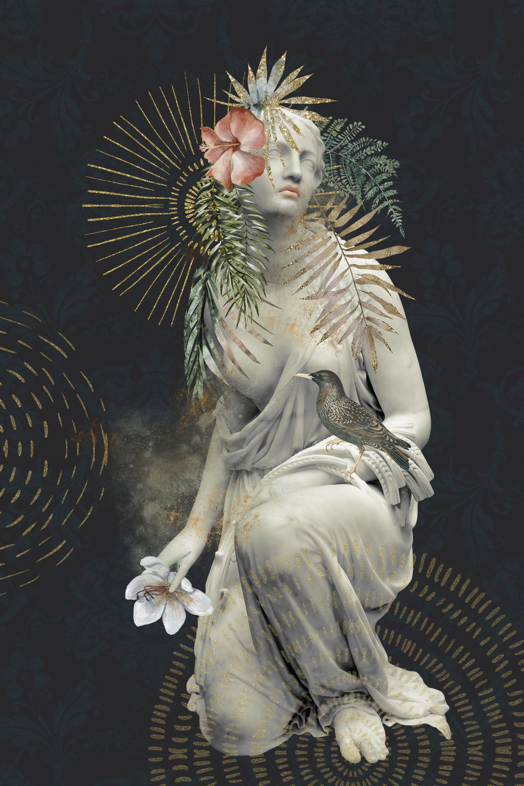 Plakat - Surrealistisk Kunstskulptur