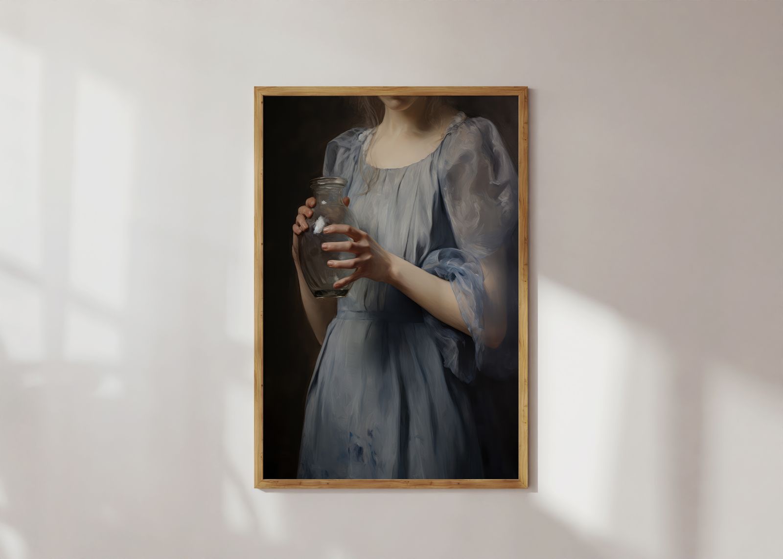 Plakat - Kvinne med Vase