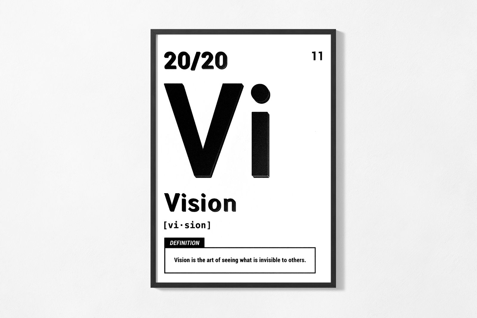 Plakat - Visjonsdefinisjon