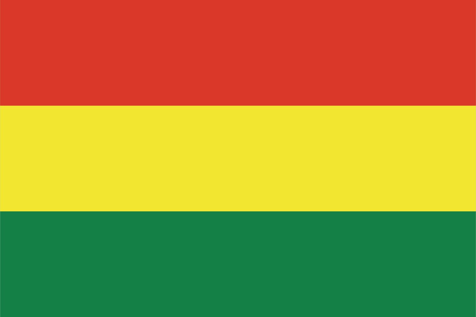 Bolivia Flagg - Klistremerke