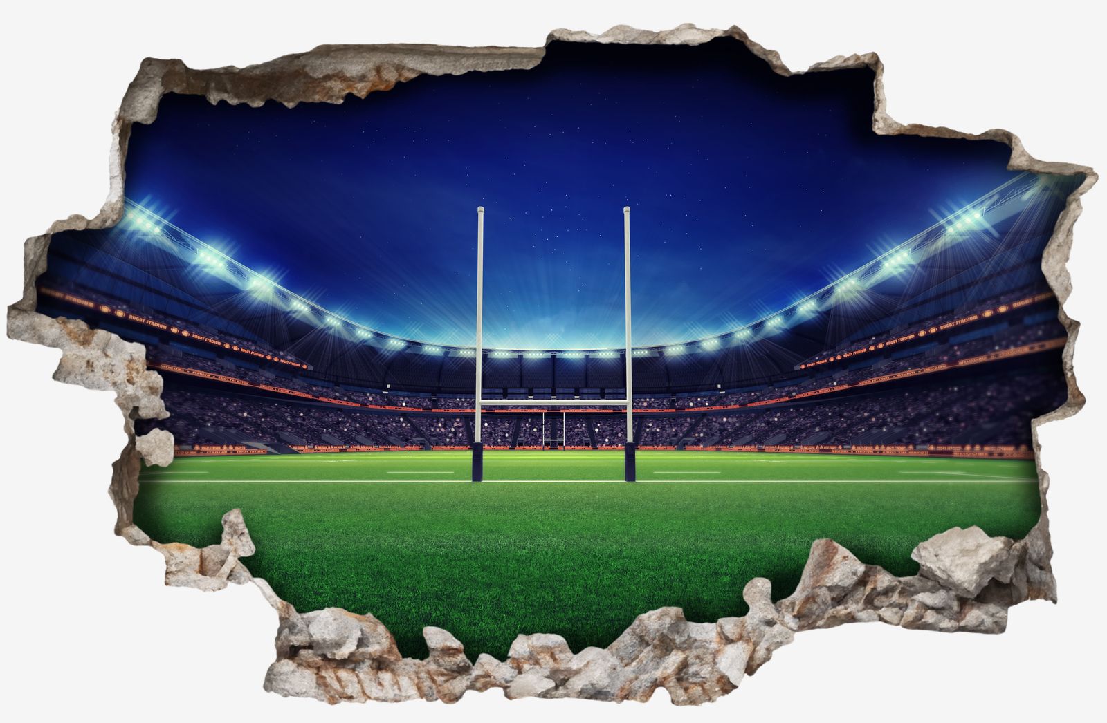 Veggtklistremerke - Stadionutsikt