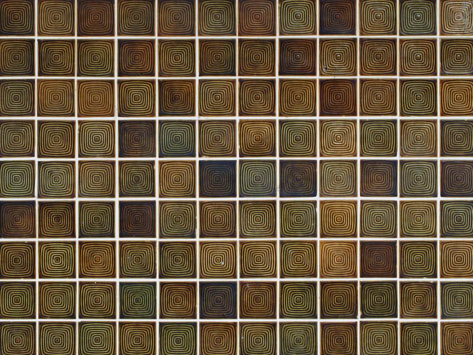 Flis Klistremerke - Geometrisk Spiral Mønster