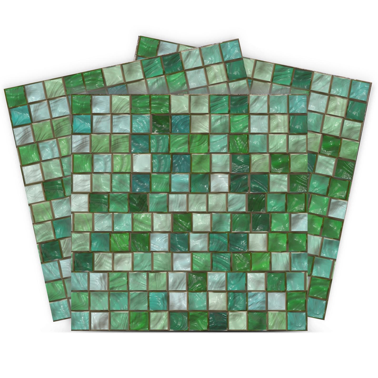 Fliseklistremerke - Grønn Mosaikk