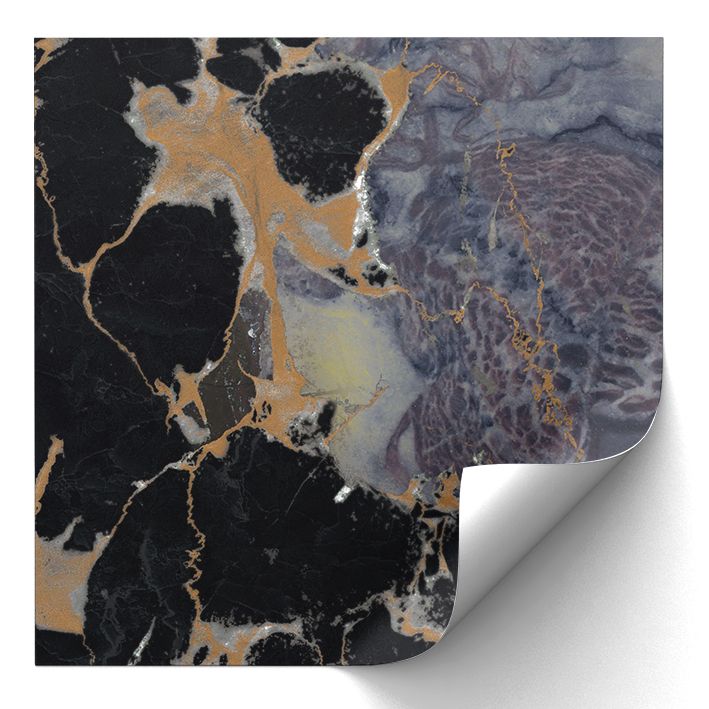 Fliseklistremerke - Sort Marmor Design
